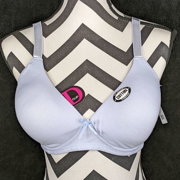 NWT Sofra Full Cup Wire Free Bra Wide Straps 3 Hooks Cup D (BR4430ND) - Picture 2 of 9